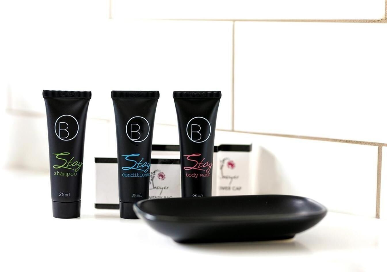 shower, designer toiletries, hair dryer, bathrobes