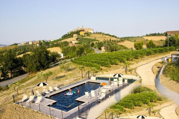 Aerial view - Agriturismo San Michele (Cossignano)