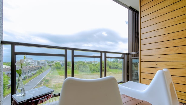 Habitación estándar doble (202) | Vistas del balcón