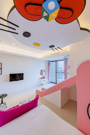 Family Quadruple Room ( 201) | Children's theme room - Fernan B&B (Wujie)