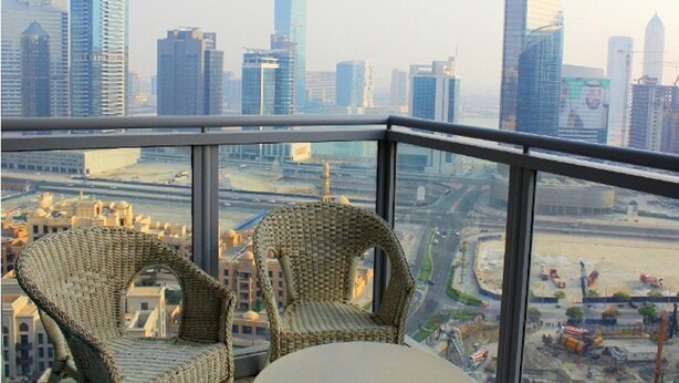 Apartment, 1 Bedroom (2404) | Balcony - New Arabian Holiday Homes - Residence 8 (Dubai)