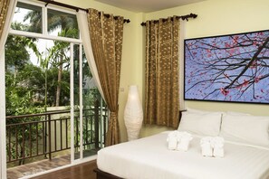 2-Bedroom Villa with Private Pool | 2 bedrooms, desk, blackout curtains, soundproofing - Baan Aree Private Pool (Krabi)