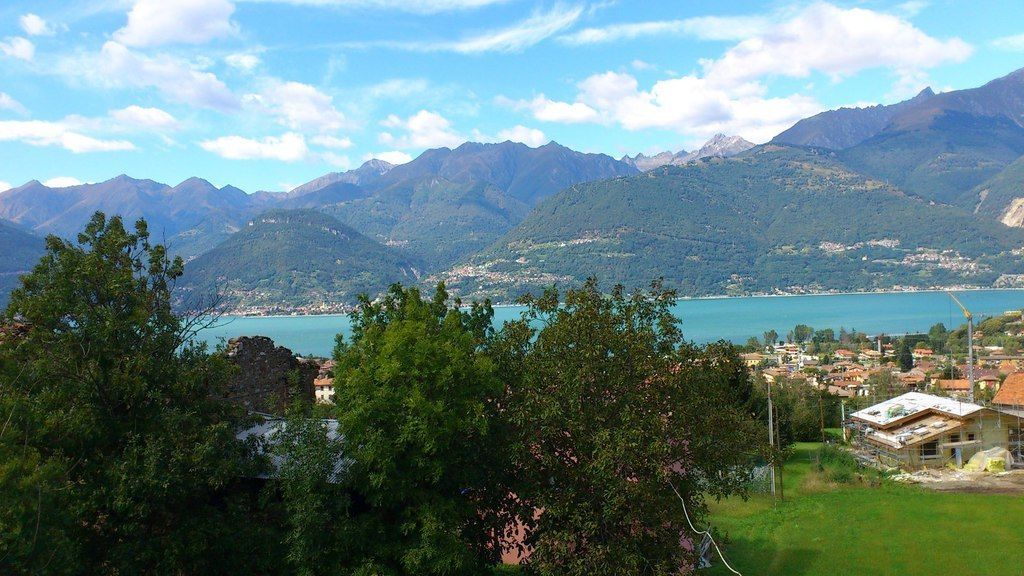 Vue sur la campagne depuis l’hébergement