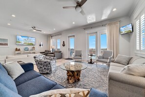 Smart TV - Memory Maker by GSVR | Spacious Beachfront Retreat w/ Heated Pool, Elevator + FREE Activities/Golf (Gulf Shores)