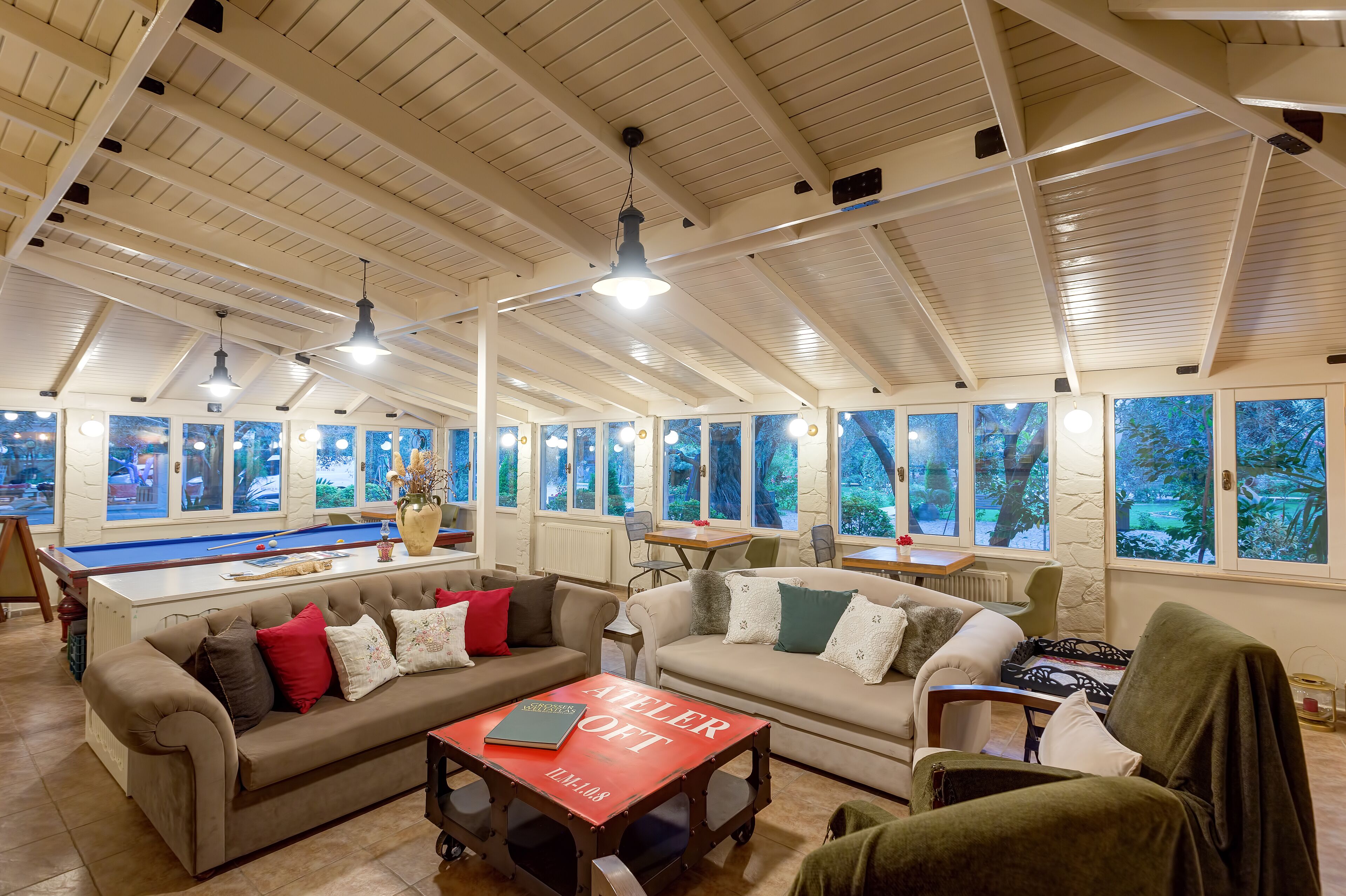 Sala de estar en el lobby