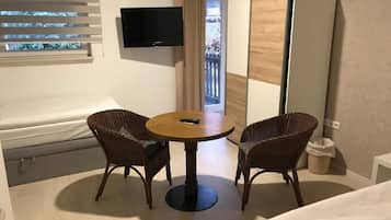 Desk, cots/infant beds, rollaway beds, free WiFi