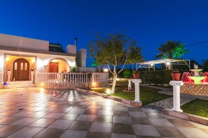 Front of property – evening/night