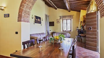 Family Apartment, 3 Bedrooms, Hill View | Private kitchen | Full-size fridge, oven, stovetop, coffee/tea maker