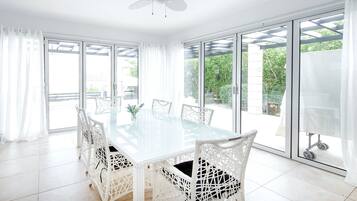 Villa, 3 Bedrooms, Private Pool | Private kitchen | Full-sized fridge, microwave, oven, stovetop