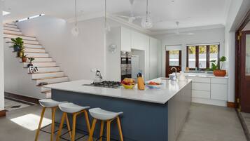 Premium Villa, 3 Bedrooms, Non Smoking, City View | Private kitchen | Full-size fridge, oven, stovetop, dishwasher