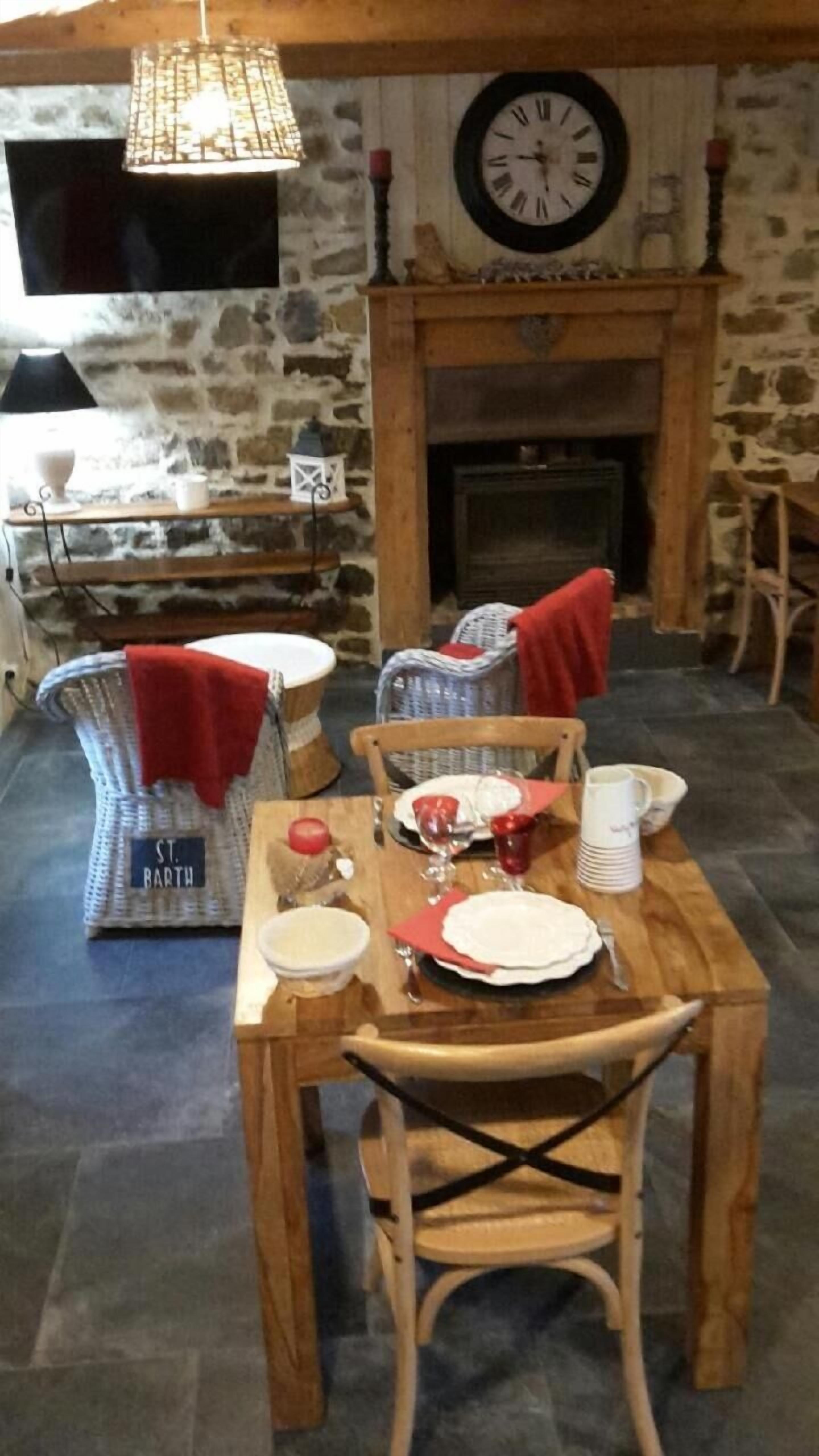 Dîner servi sur place