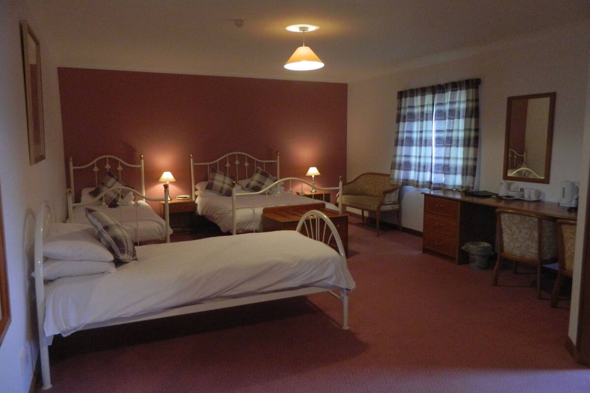 desk, iron/ironing board, free wifi, bed sheets