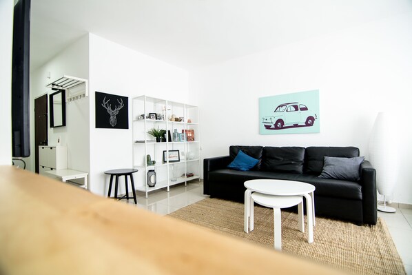 Familienapartment, 3 Schlafzimmer | Wohnzimmer