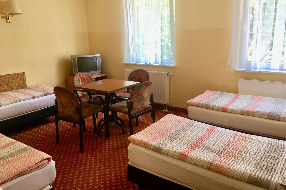 Economy Quadruple Room, Shared Bathroom | WiFi (free)