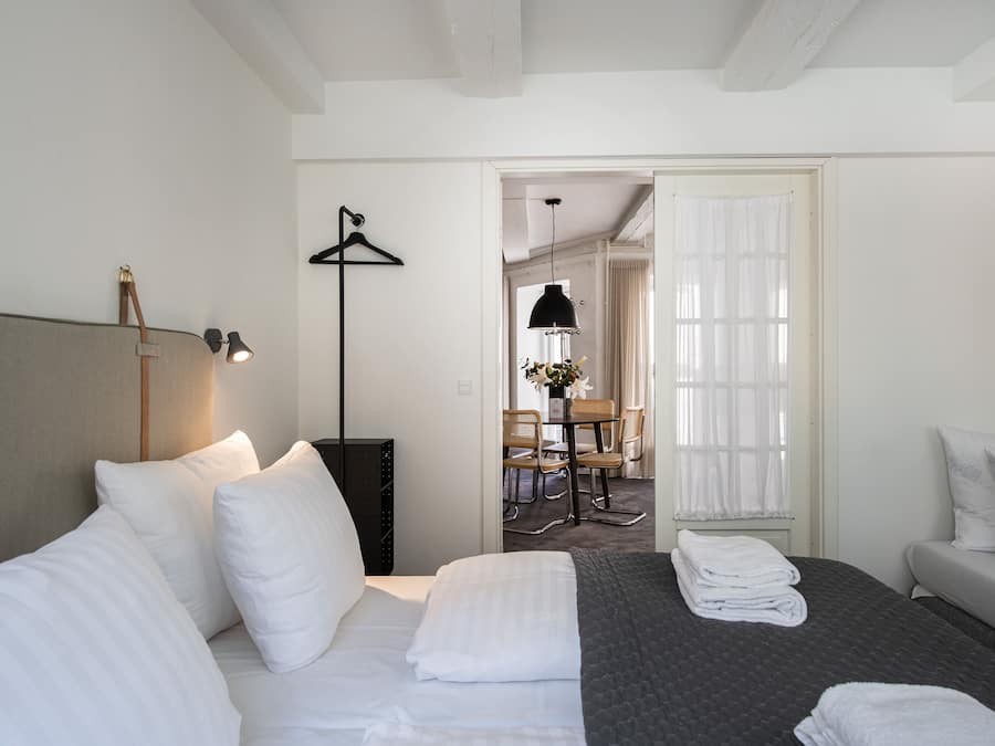 Design appartement, 2 slaapkamers, keuken, uitzicht op de binnenplaats (Amaliegade 43, 2nd Floor) | Individueel gedecoreerd, individueel gemeubileerd, geluiddichte muren