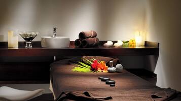 Turkish bath, body treatments, hot stone massages, deep-tissue massages