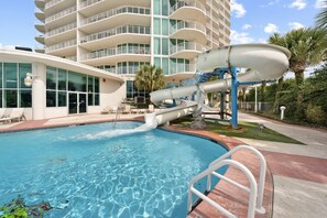 Indoor pool, a heated pool