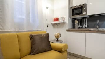 Apartment, 1 Bedroom | Living room | LCD TV
