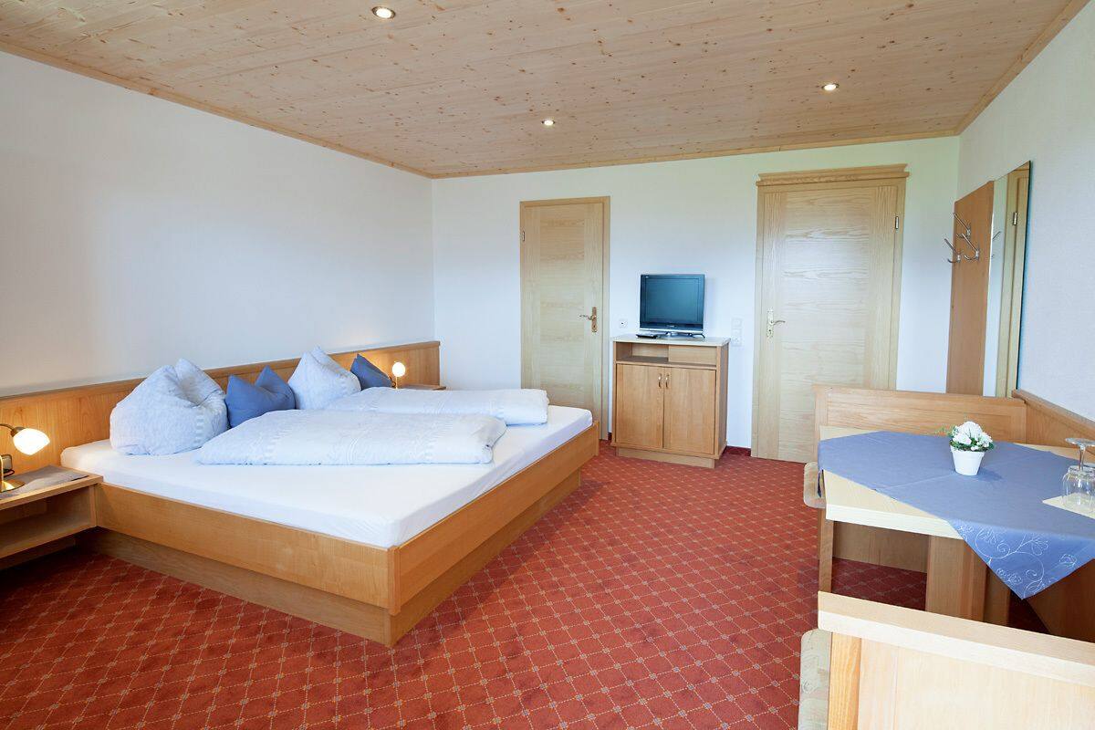 Double Room (Blick auf Berge und Königsschlösser) | Cribs (surcharge), WiFi (free), bed sheets