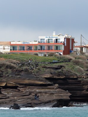 Voorkant van accommodatie