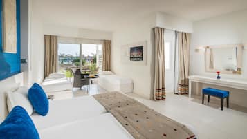 1 Schlafzimmer, Minibar, Verdunkelungsvorhänge, Bettwäsche