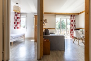 Appartement, 1 chambre | Chambres insonorisées, lits bébé (en supplément), Wi-Fi gratuit