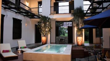 Bubbelpool inomhus