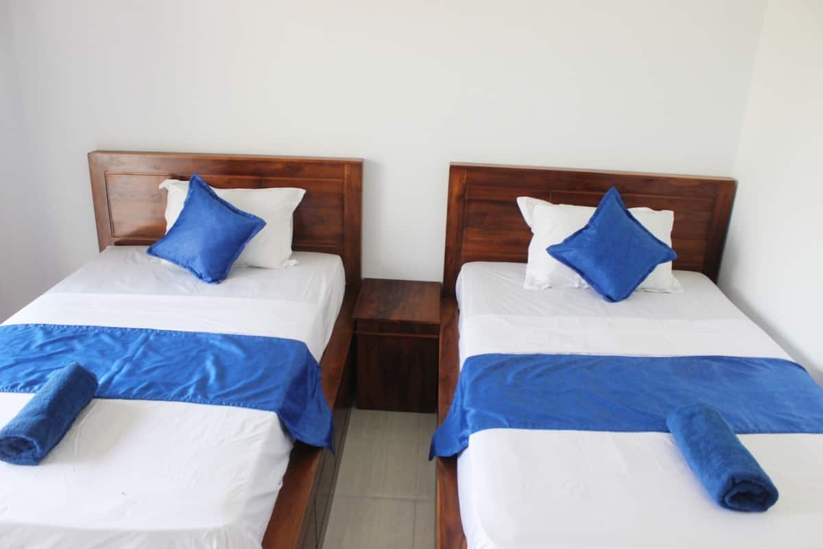 Twin Room, Garden View (With AC) | Desk, soundproofing, rollaway beds, free WiFi