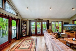 TV, fireplace, DVD player, table football