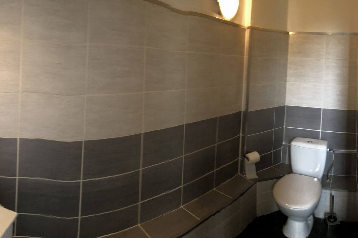 twin room | bathroom | shower, free toiletries, towels