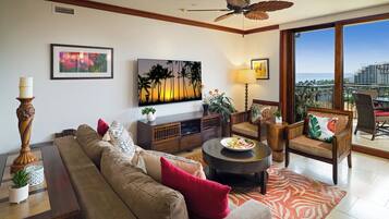 Smart TV, DVD player, stereo