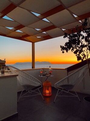 Loft, Terraza, vista al mar | Vista desde la habitación