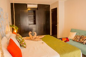 Penthouse superior, 3 habitaciones, Terraza, torre | 3 habitaciones, tabla de planchar con plancha y wifi gratis 