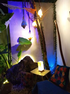 Outdoor dining - Casa Nahua (Isla Mujeres)