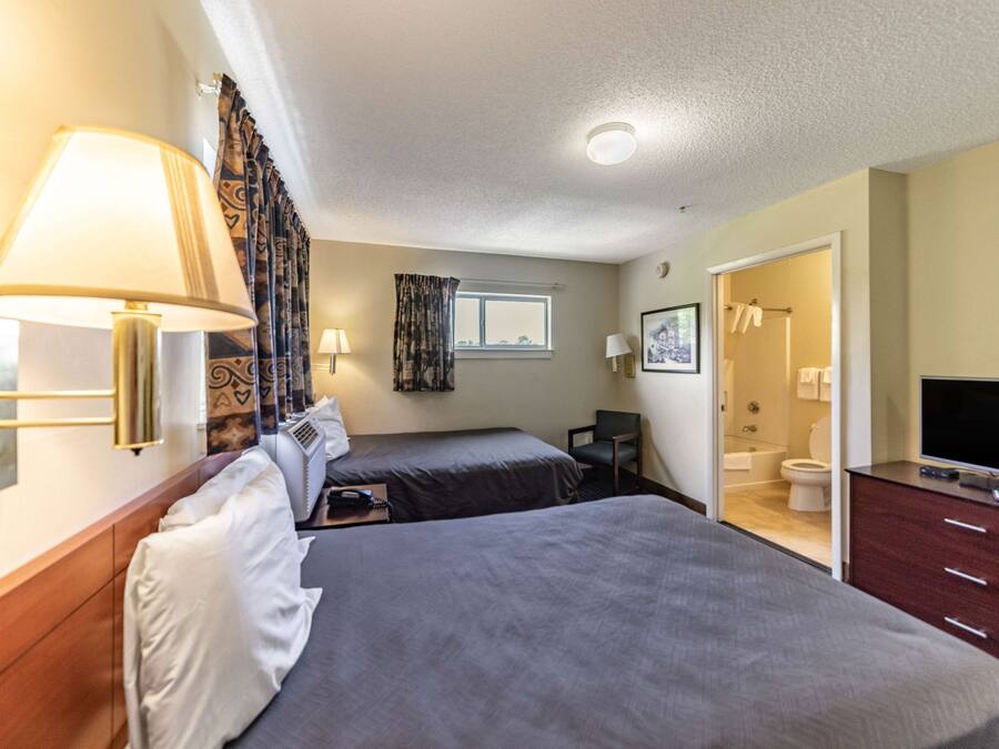 Laptop workspace, free WiFi, bed sheets