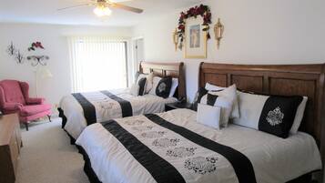 6 makuuhuonetta, työpöytä, silitysrauta/-lauta, Wi-Fi