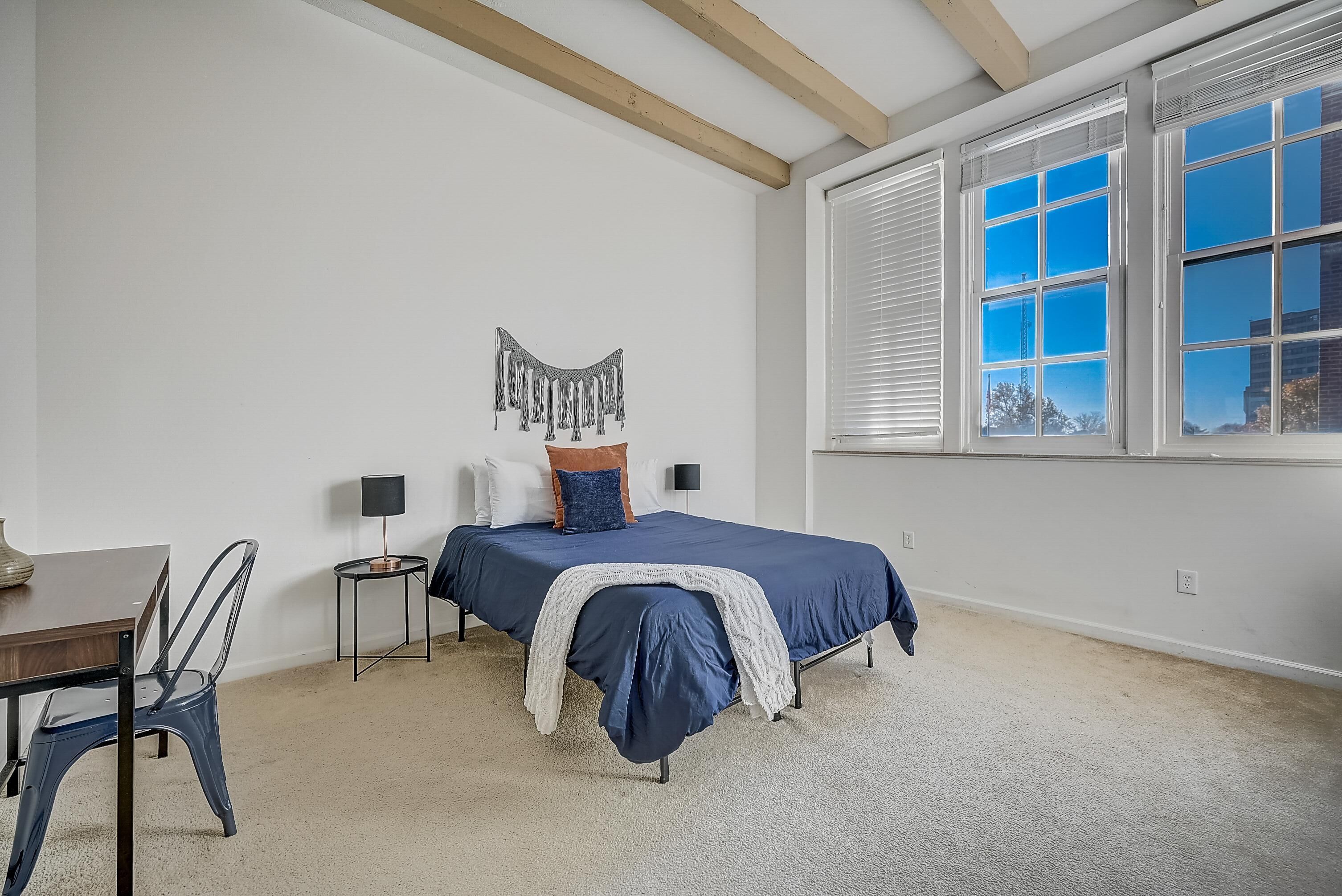 Frontdesk | Boho Industrial 2 BR near Mass Ave