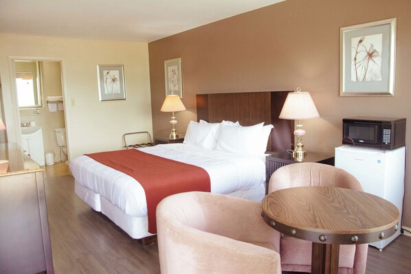 Chambre Deluxe, 1 très grand lit, vue lac