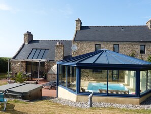 Indoor pool, a heated pool