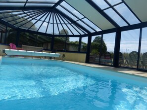 Piscine couverte, piscine chauffée