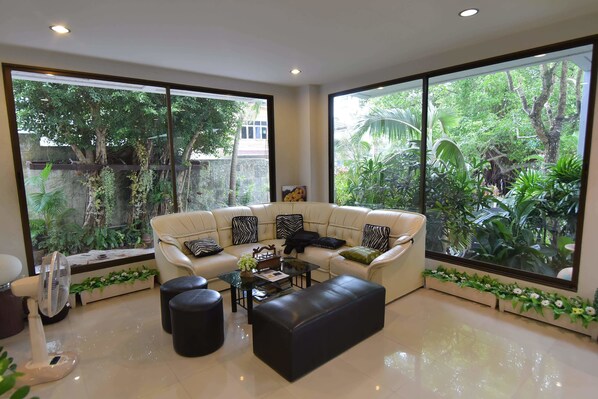 Lobby sitting area