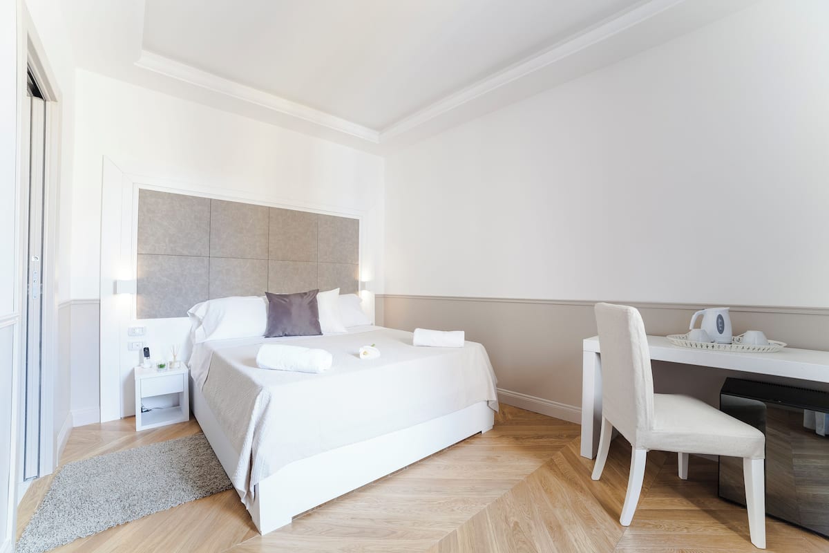 Habitación doble | Sábanas italianas Frette, ropa de cama de alta calidad y edredón