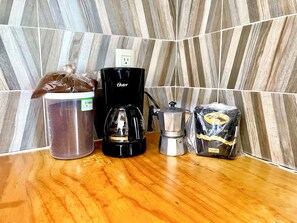 Coffee and/or coffee maker
