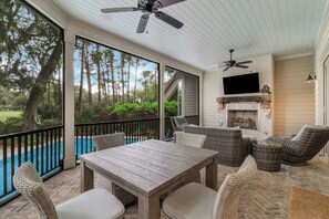 Dining - Custom Built GORGEOUS 5 Bedroom Sea Pines Home w/ Private Pool + Screen Porch (Hilton Head Island)