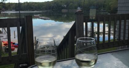 2 bedroom 1 bath, large deck and dock, on the water in peaceful cove, Year