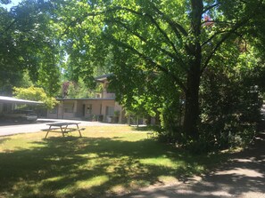 Blick von der Unterkunft