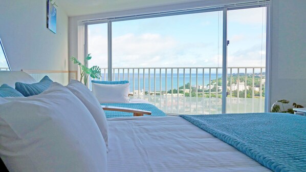 Apartment, Meerblick | 1 Schlafzimmer, Bügeleisen/Bügelbrett, kostenloses WLAN, Bettwäsche