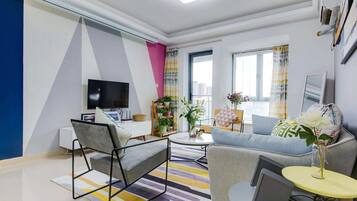 Classic-Zimmer, 3 Schlafzimmer | Wohnzimmer | Flachbildfernseher