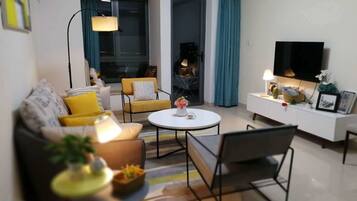 Classic-Zimmer, 3 Schlafzimmer | Wohnzimmer | Flachbildfernseher