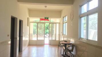 Interior entrance